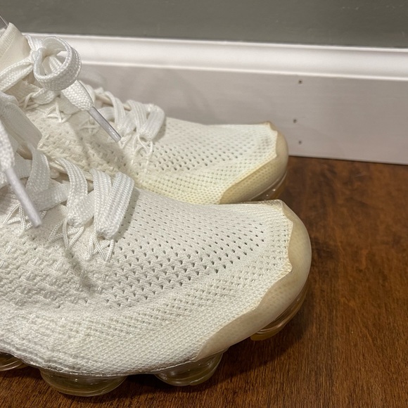 Nike Air VaporMax 2 White Pure Platinum 942843-100 Ladies Shoes - Women’s 8 - Picture 5 of 9